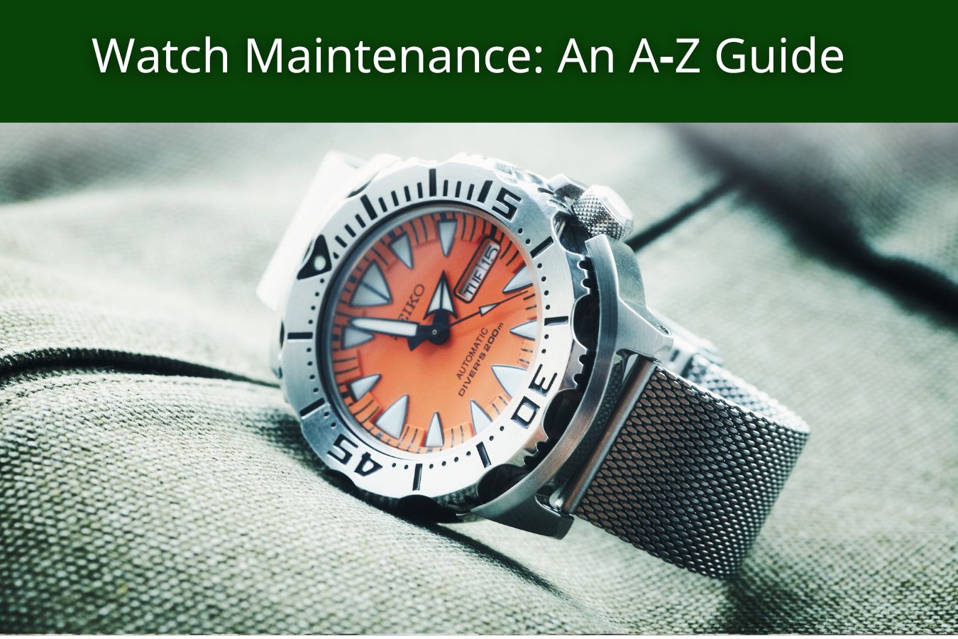 Watch Maintenence: An A-Z Guide - Watch As They Go